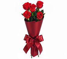 Букет 5 Красных роз Эдлесс Лав в Ленинауле