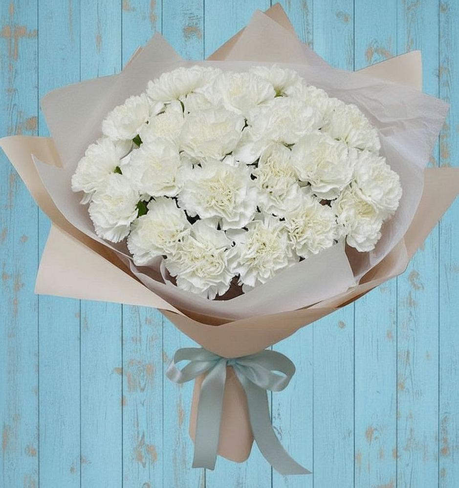 Букет цветов из: Гвоздики в Ленинауле