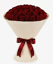 Букет 101 Бордовая роза Блэк Бакарра в Ленинауле
