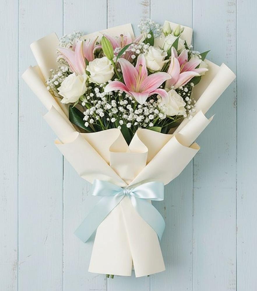 Букет цветов из: Лилии в Ленинауле