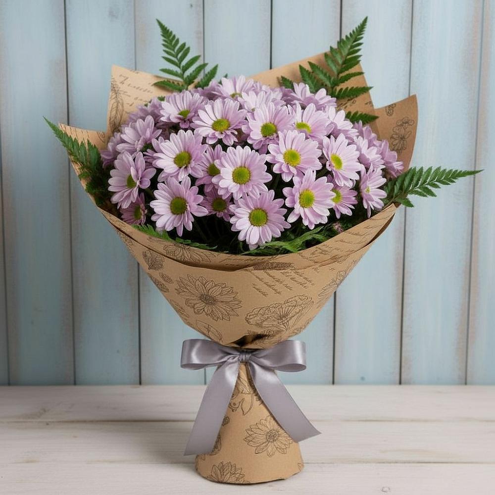Букет цветов из: Хризантемы в Ленинауле