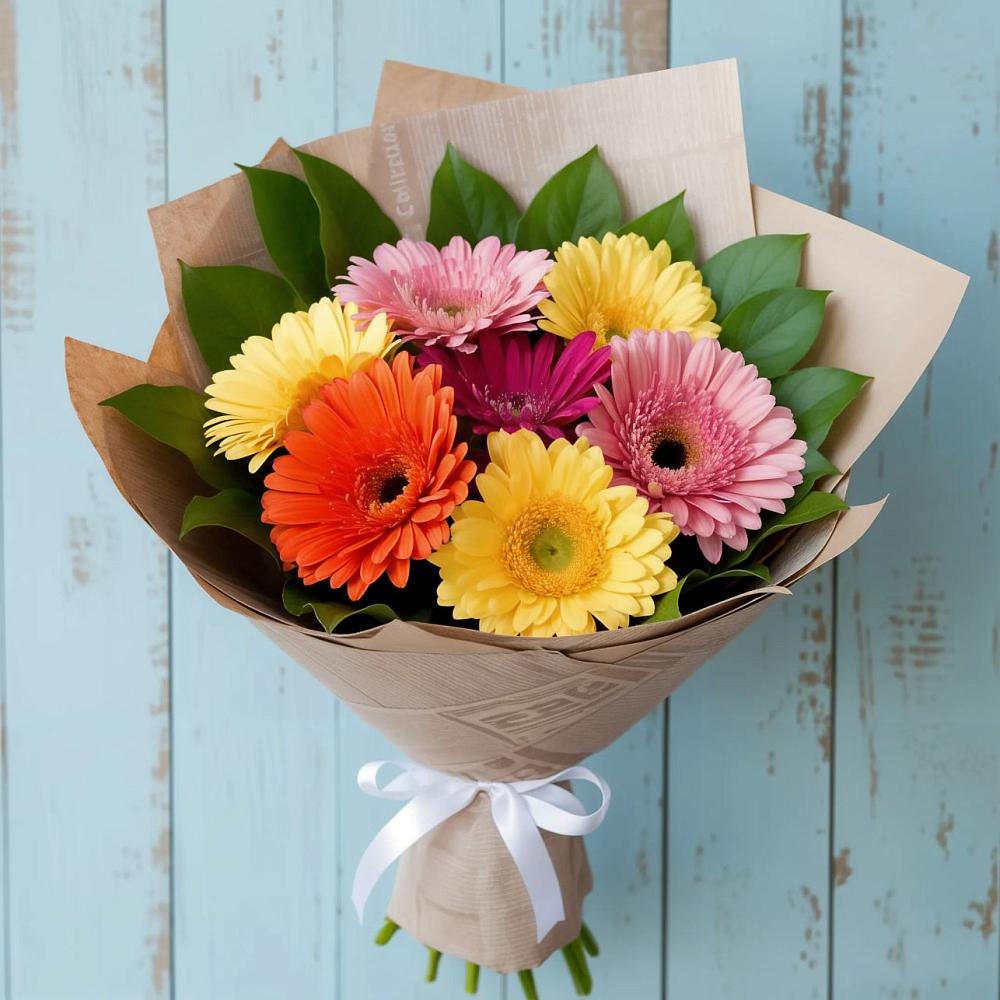 Букет цветов из: Герберы в Ленинауле