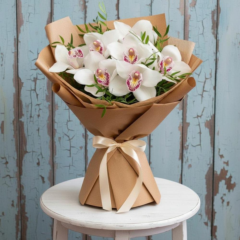 Букет цветов из: Орхидеи и Розы в Ленинауле