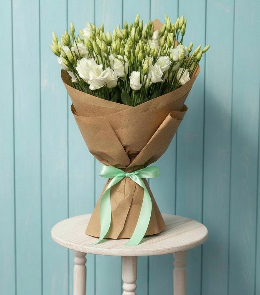 Букет цветов из: Лизиантусы в Ленинауле