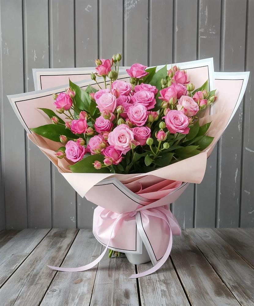 Букет Розовый кустик в Ленинауле