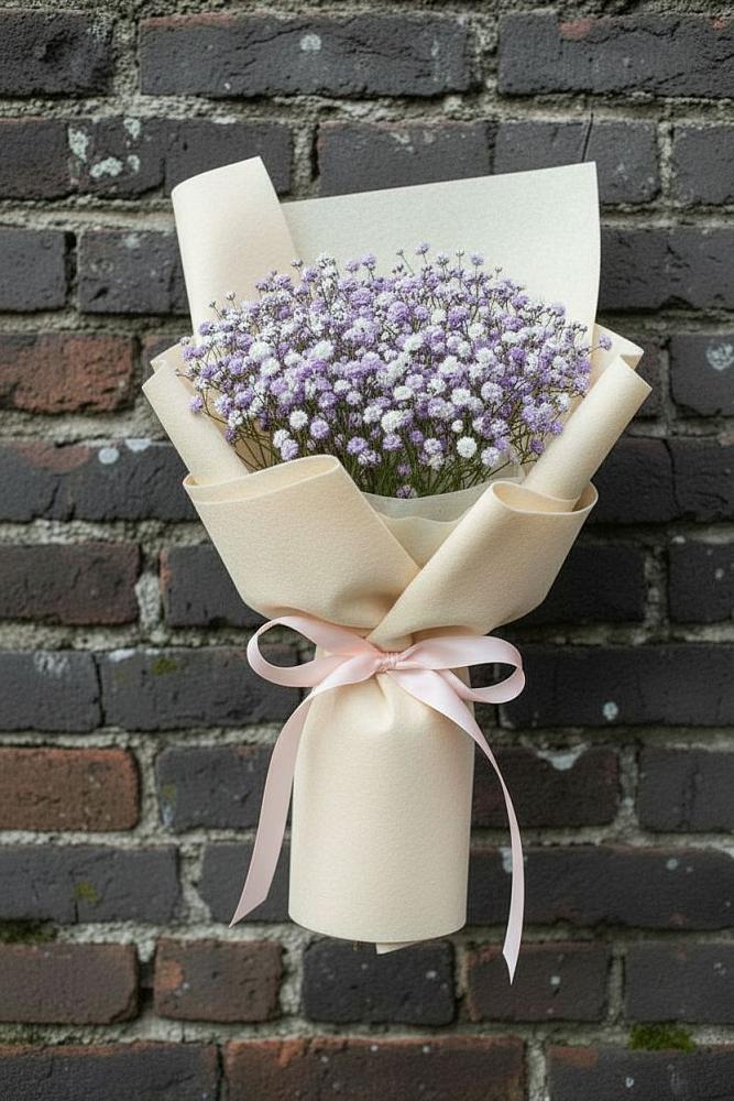 Букет цветов из: Гипсофила в Ленинауле