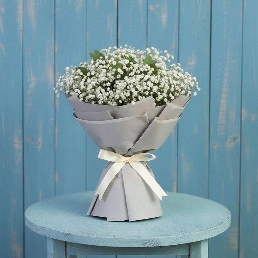 Букет цветов из: Гипсофила в Ленинауле