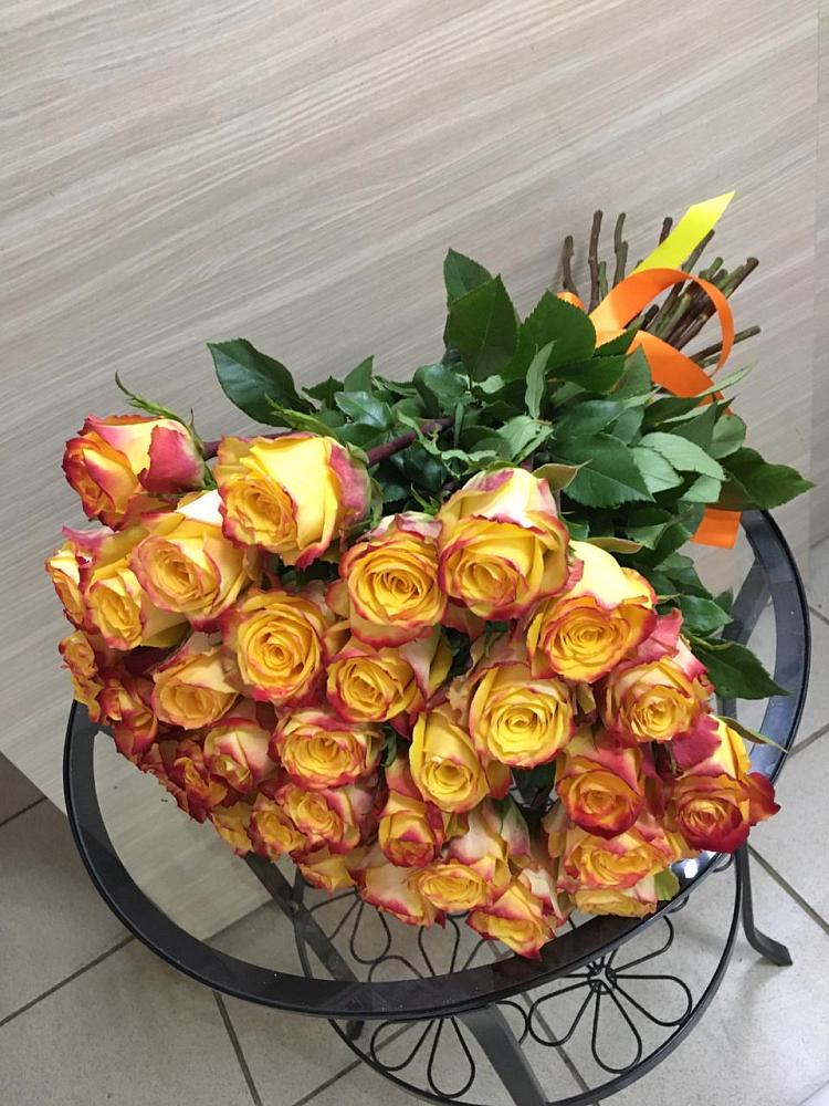 Букет Желтые розы в Ленинауле