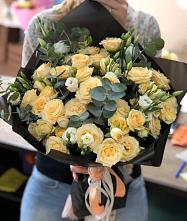 Букет цветов из:  Розы и Лизиантусы #REPLACE_PRED# Ленинауле
