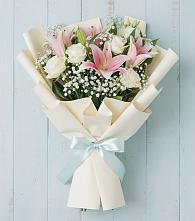 Букет цветов из:  Лилии в Ленинауле